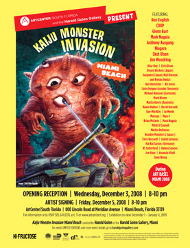 Kaiju Monster Invasion Flyer
